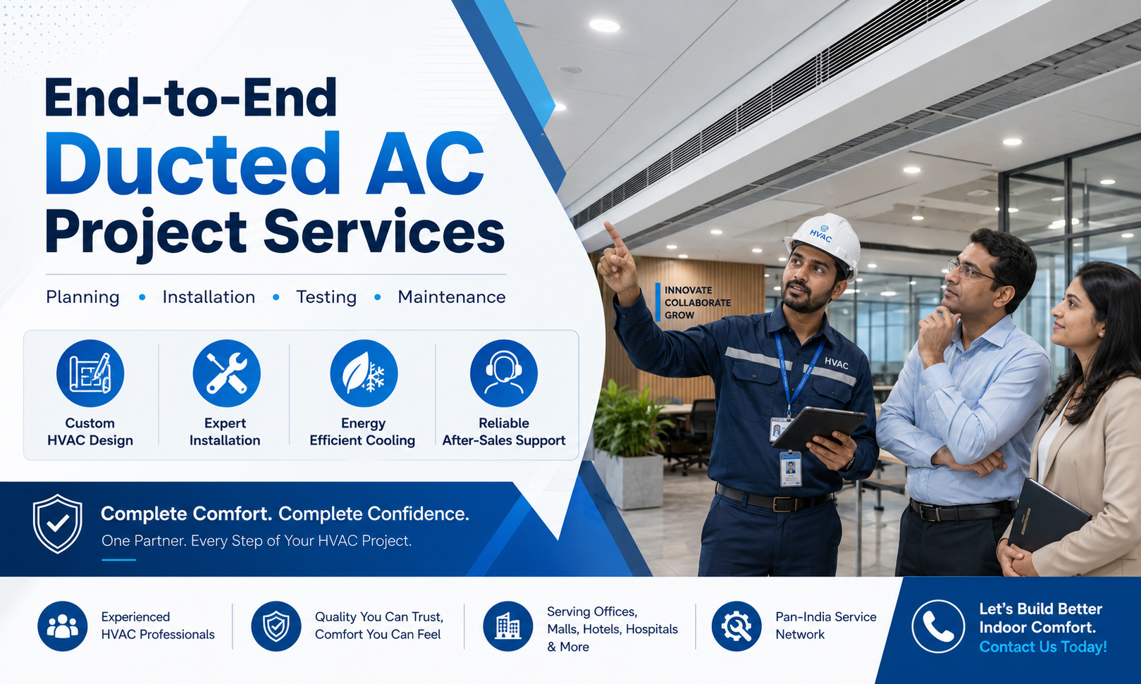 End-to-End Ducted AC Project Services